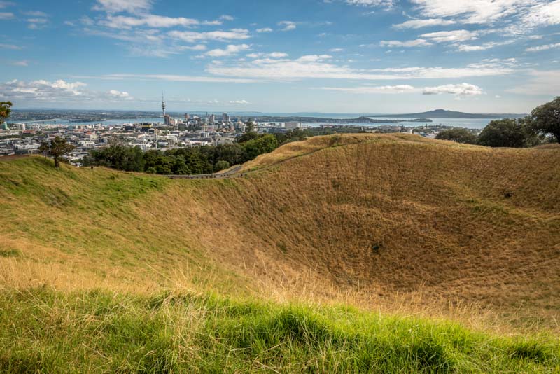 Vue d'Auckland en Nouvelle-Zélande depuis le mont Eden