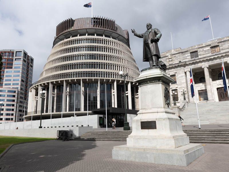 Parlement de Wellington en Nouvelle-Zélande