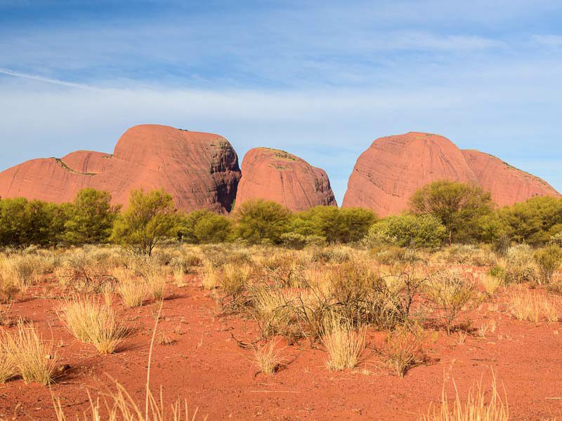 Domes rocheux des Kata Tjuta dans le centre de l'Australie