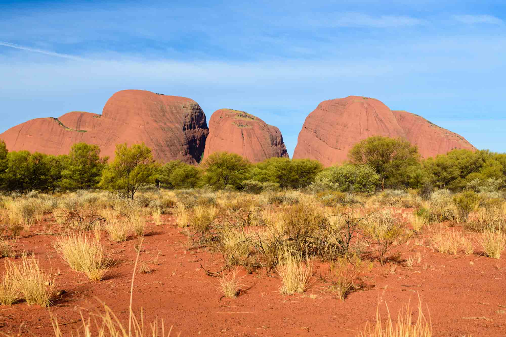 Domes rocheux des Kata Tjuta dans le centre de l'Australie